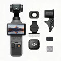 DJI Osmo Pocket 4 Creator Combo 6K Gimbal Camera with Wide-Angle Lens, DJI Mic 3, Battery Handle, Tripod for Vlog