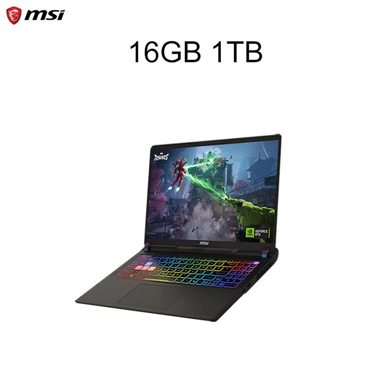 2025 MSI Vector 16 HX AI Gaming Laptop 16 Inch 2.5K 240Hz IPS Screen Notebook Ultra 9-275HX 32GB 2TB RTX5080 Netbook Computer PC