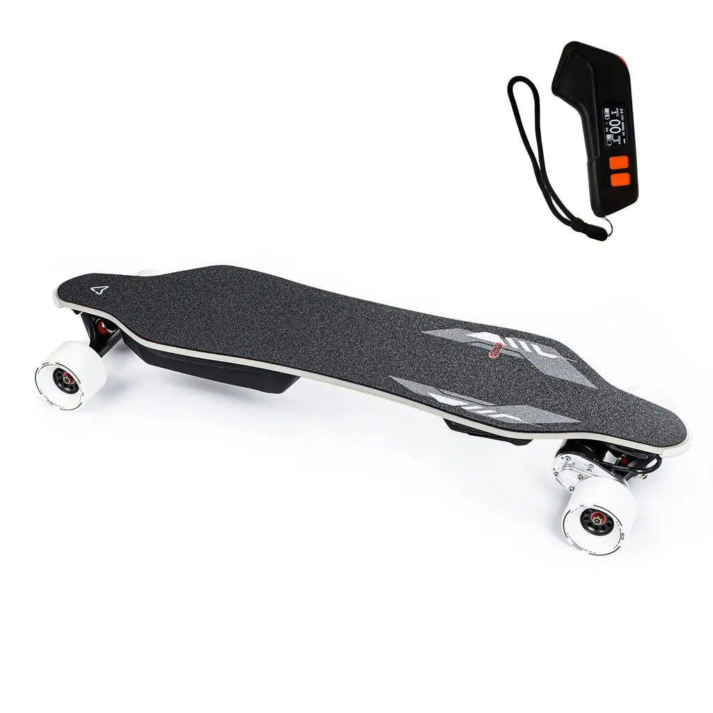 Meepo Voyager X Limited Electric skateboard + Free Cyclone 107s Wheels 5600W Dual 38mph 31mi GearDrive No Belt, Fast 2.1h Charge