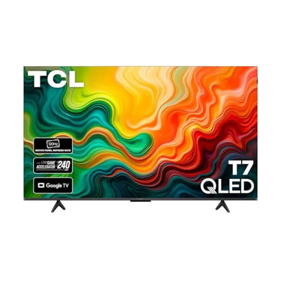 55 Inch Class T7 Series 4K QLED HDR Lag-free Smart Google TV 55T7, Latest Model 120Hz-144Hz High Brightness, Dolby Atmos, Alexa