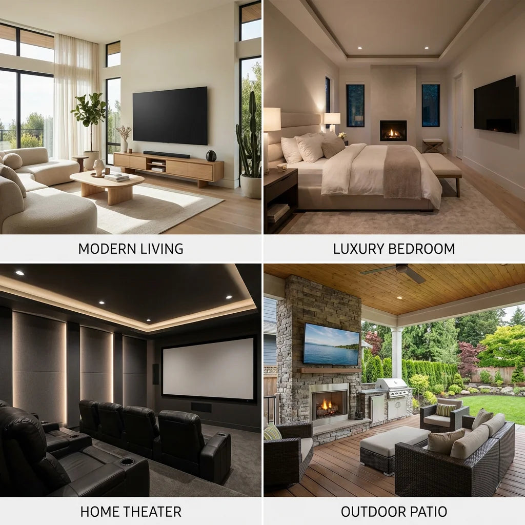 85 Inch Big Screen OLED Smart Android TV With LED Backlight Custom OEM Hotels 4K HD Definition For Built-In Speaker