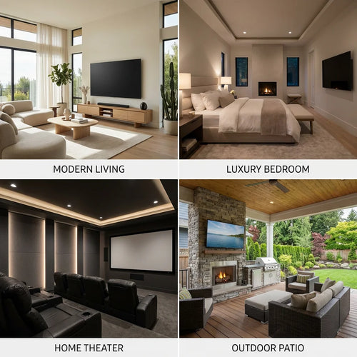 85 Inch Big Screen OLED Smart Android TV With LED Backlight Custom OEM Hotels 4K HD Definition For Built-In Speaker