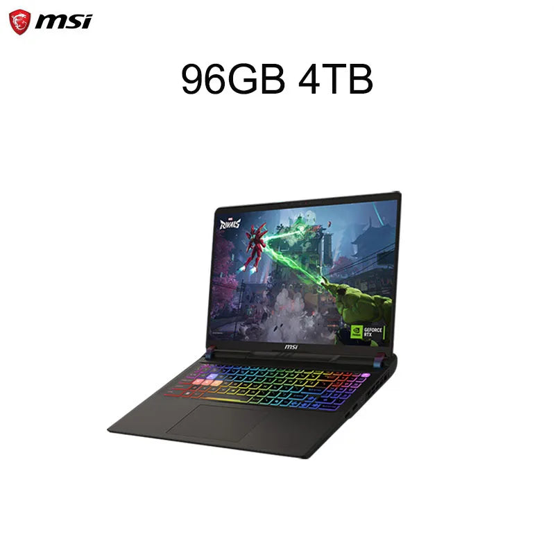 2025 MSI Vector 16 HX AI Gaming Laptop 16 Inch 2.5K 240Hz IPS Screen Notebook Ultra 9-275HX 32GB 2TB RTX5080 Netbook Computer PC