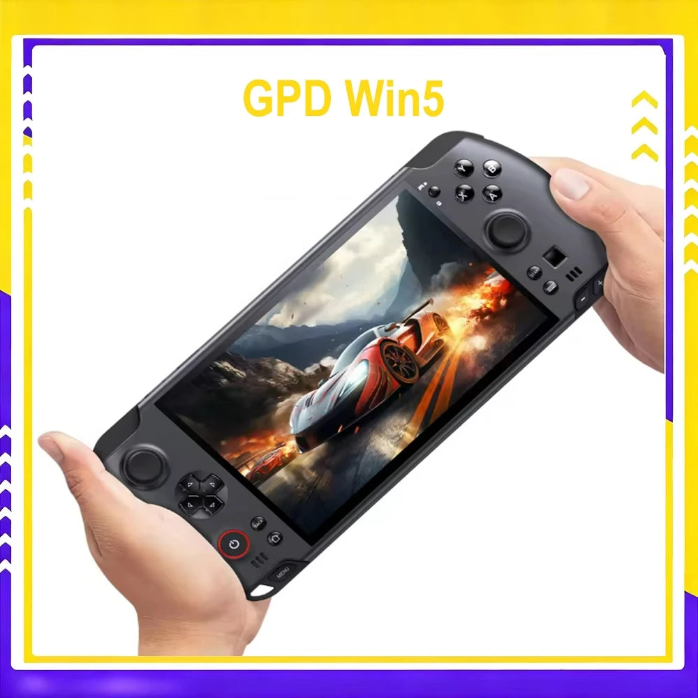 GPD Win5 Handheld Gaming AI MAX+ 395 64+2 Fingerprint unlock capacitive joystick Laptop 7"  DDR5 RGB Gaming Laptop portable